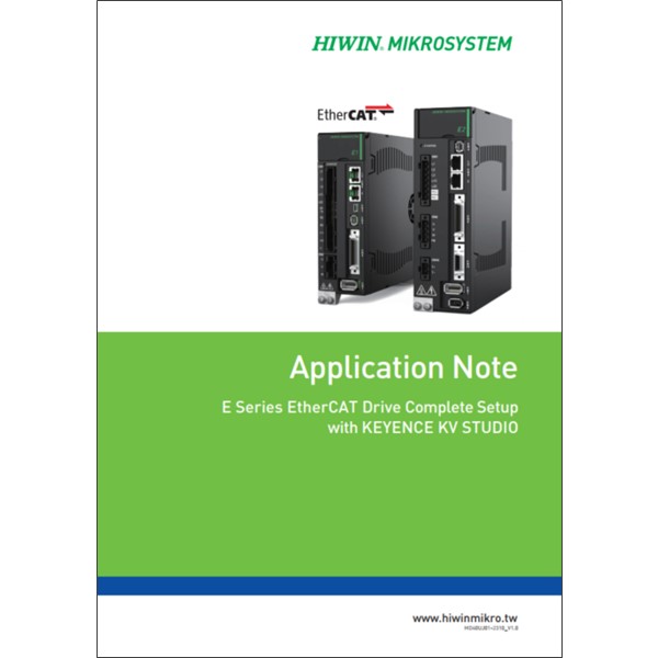 サーボドライバー【EtherCAT - KEYENCE KV STUDIO】Application Note E Series EtherCAT Drive Complete Setup with KEYENCE KV STUDIO